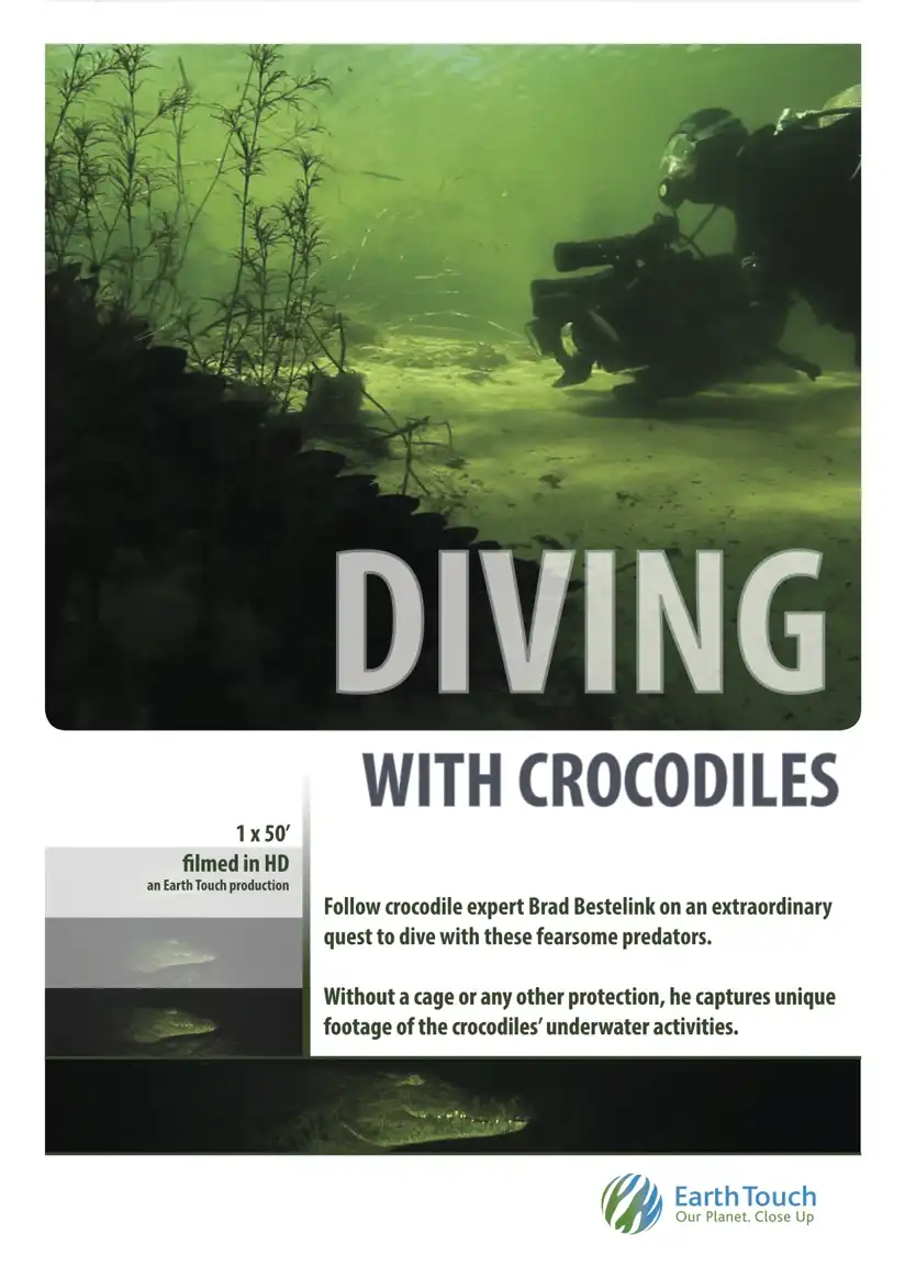 Watch and Download Diving with Crocodiles 1