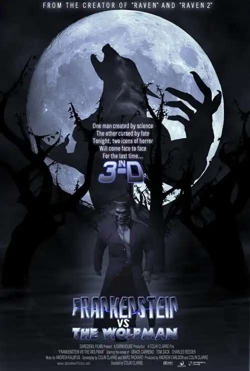 Watch and Download Frankenstein vs. the Wolfman in 3-D 1